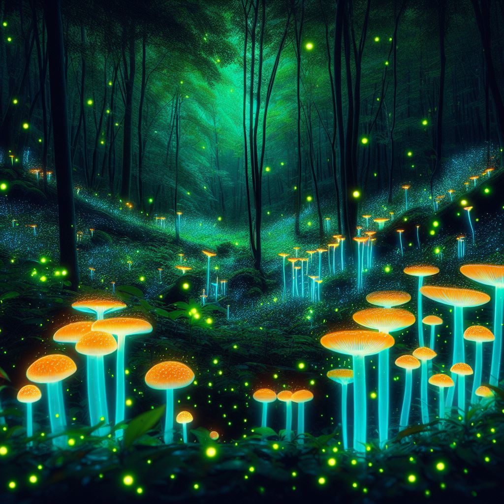 Bioluminescent Forests