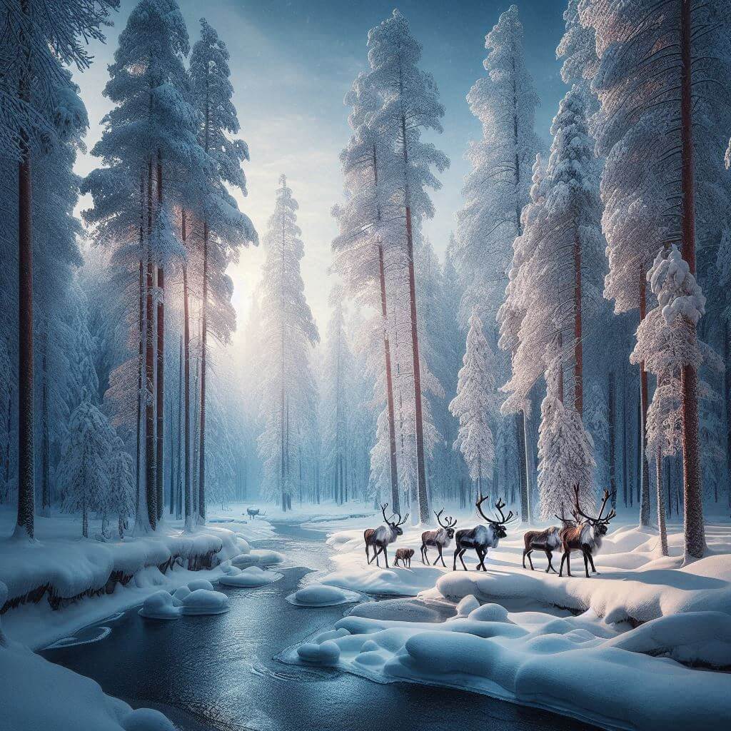 Snow Forests of Siberia